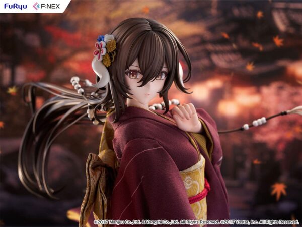 Azur Lane F:Nex PVC Szobor 1/4 Mikasa blue flower komachi Ver. Japanese Doll 43 cm