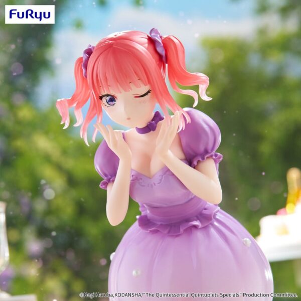 The Quintessential Quintuplets Trio-Try-iT PVC Szobor Nakano Nino Pastel Dress Ver. 21 cm