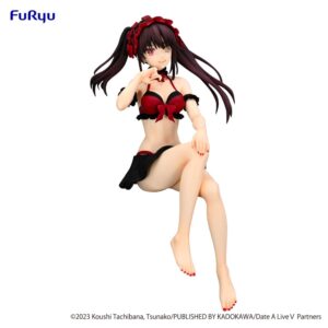 Date A Live Noodle Stopper PVC Szobor Kurumi Tokisaki Swimsuit Ver. 15 cm