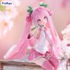 Hatsune Miku Noodle Stopper PVC Szobor Sakura Miku 2024 Pearl Color Ver. 15 cm