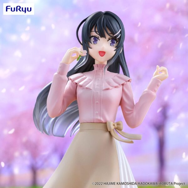 Rascal Does Not Dream of Bunny Girl Senpai Trio-Try-iT PVC Szobor Mai Sakurajima Spring Outfit Ver. 21 cm