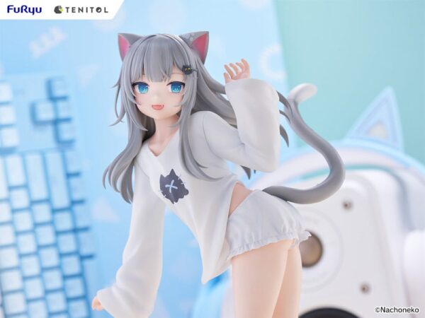 VTuber Tenitol Tall PVC Szobor Nachoneko 30 cm VTuber Tenitol Tall PVC Szobor Nachoneko 30 cm