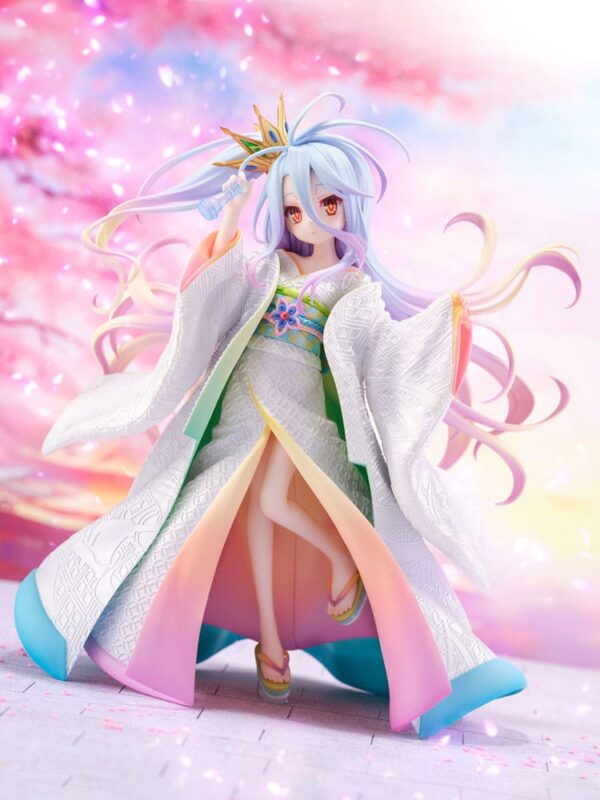 No Game no Life PVC Szobor 1/7 Shiro -Shiromuku- 23 cm