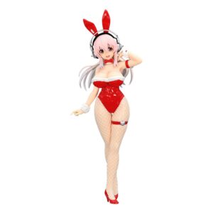 Super Sonico BiCute Bunnies PVC Szobor Red Color Ver. 30 cm