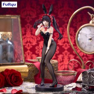 Date A Live V BiCute Bunnies PVC Szobor Kurumi Tokisaki Black Color Ver. 29 cm