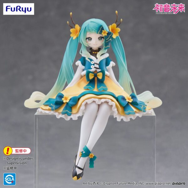 Hatsune Miku Noodle Stopper PVC Szobor Hatsune Miku 2025 Chinese New Year Ver. 14 cm