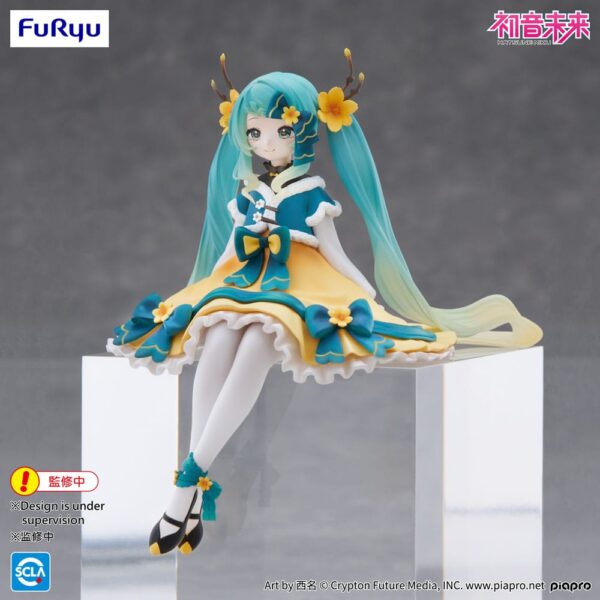 Hatsune Miku Noodle Stopper PVC Szobor Hatsune Miku 2025 Chinese New Year Ver. 14 cm