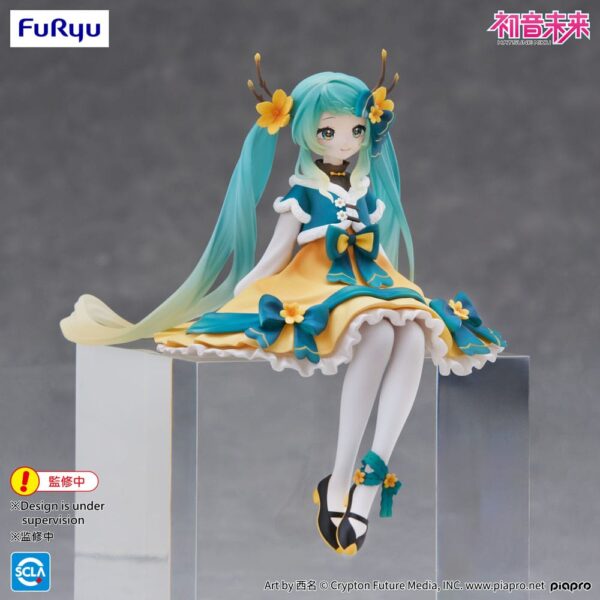 Hatsune Miku Noodle Stopper PVC Szobor Hatsune Miku 2025 Chinese New Year Ver. 14 cm