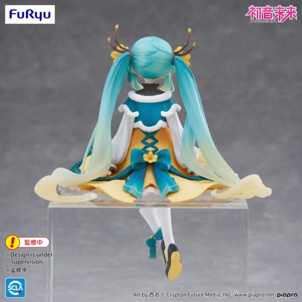 Hatsune Miku Noodle Stopper PVC Szobor Hatsune Miku 2025 Chinese New Year Ver. 14 cm