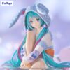 Hatsune Miku Noodle Stopper PVC Szobor Hatsune Miku Rabbit Ear Hood Pajama Blue Color Ver. 14 cm Hatsune Miku Noodle Stopper PVC Szobor Hatsune Miku Rabbit Ear Hood Pajama Blue Color Ver. 14 cm