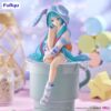 Hatsune Miku Noodle Stopper PVC Szobor Hatsune Miku Rabbit Ear Hood Pajama Blue Color Ver. 14 cm Hatsune Miku Noodle Stopper PVC Szobor Hatsune Miku Rabbit Ear Hood Pajama Blue Color Ver. 14 cm