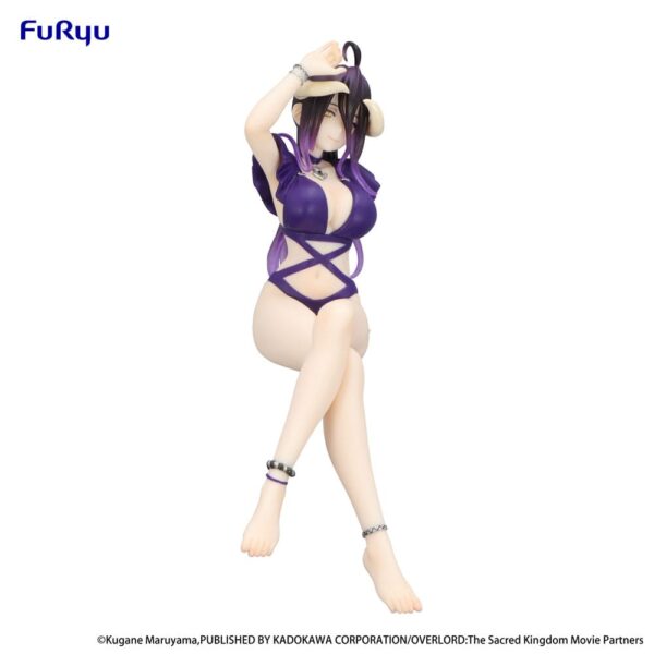 Overlord Noodle Stopper PVC Szobor Albedo Swimsuit Dark Purple Color Ver. 16 cm