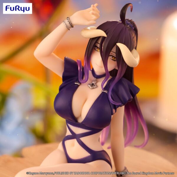 Overlord Noodle Stopper PVC Szobor Albedo Swimsuit Dark Purple Color Ver. 16 cm
