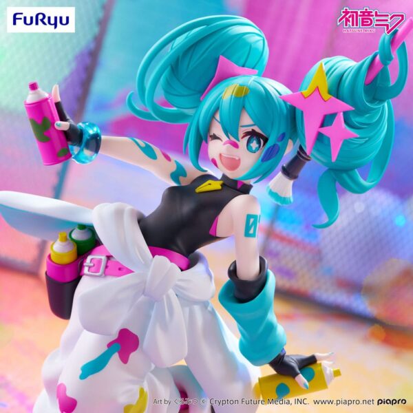 Hatsune Miku Trio-Try-iT PVC Szobor Miku Paint Girl 19 cm Hatsune Miku Trio-Try-iT PVC Szobor Miku Paint Girl 19 cm