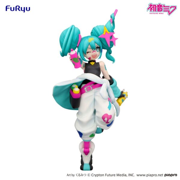 Hatsune Miku Trio-Try-iT PVC Szobor Miku Paint Girl 19 cm Hatsune Miku Trio-Try-iT PVC Szobor Miku Paint Girl 19 cm