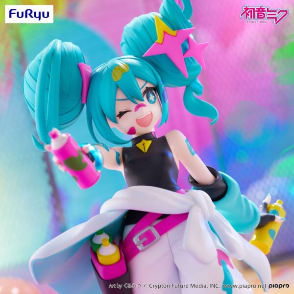 Hatsune Miku Trio-Try-iT PVC Szobor Miku Paint Girl 19 cm Hatsune Miku Trio-Try-iT PVC Szobor Miku Paint Girl 19 cm