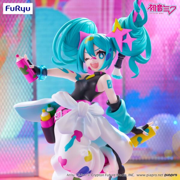 Hatsune Miku Trio-Try-iT PVC Szobor Miku Paint Girl 19 cm Hatsune Miku Trio-Try-iT PVC Szobor Miku Paint Girl 19 cm