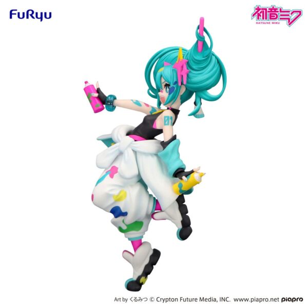 Hatsune Miku Trio-Try-iT PVC Szobor Miku Paint Girl 19 cm Hatsune Miku Trio-Try-iT PVC Szobor Miku Paint Girl 19 cm