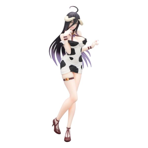 Overlord Trio-Try-iT PVC Szobor Albedo Mini Dress Cow Pattern Ver. 21 cm