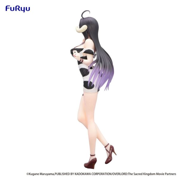 Overlord Trio-Try-iT PVC Szobor Albedo Mini Dress Cow Pattern Ver. 21 cm