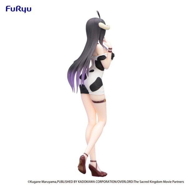 Overlord Trio-Try-iT PVC Szobor Albedo Mini Dress Cow Pattern Ver. 21 cm