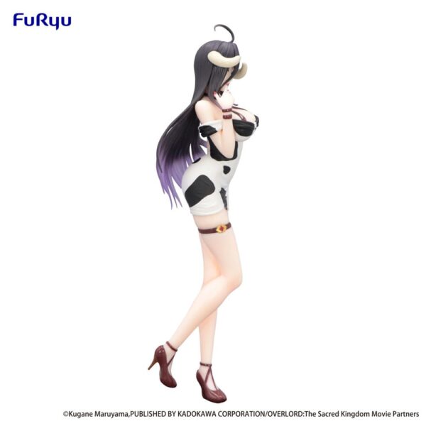 Overlord Trio-Try-iT PVC Szobor Albedo Mini Dress Cow Pattern Ver. 21 cm