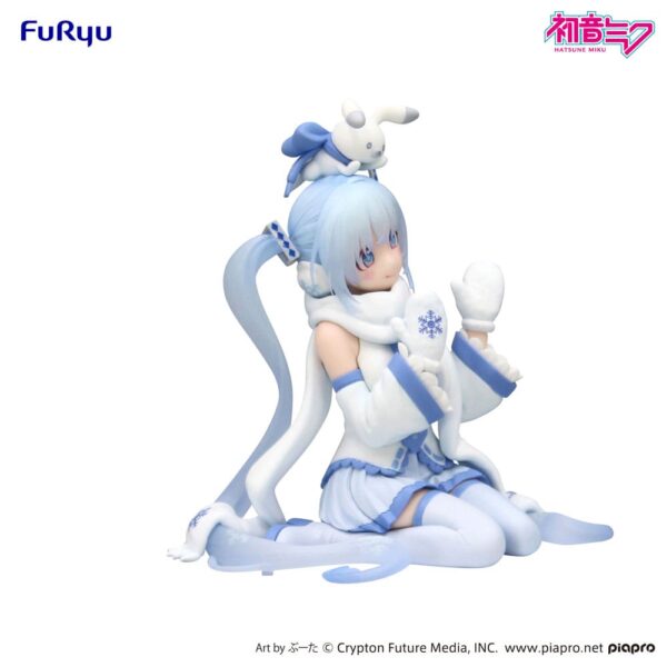Hatsune Miku Noodle Stopper PVC Szobor Snow Miku Sky Town 10th Ver. 10 cm Hatsune Miku Noodle Stopper PVC Szobor Snow Miku Sky Town 10th Ver. 10 cm