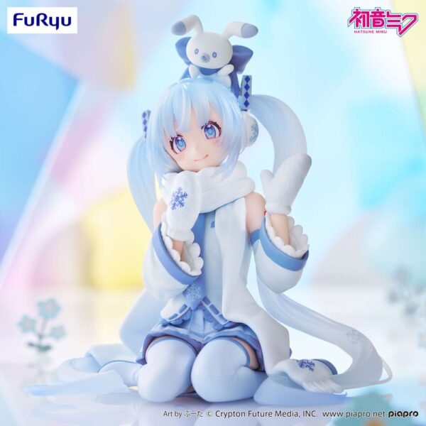 Hatsune Miku Noodle Stopper PVC Szobor Snow Miku Sky Town 10th Ver. 10 cm Hatsune Miku Noodle Stopper PVC Szobor Snow Miku Sky Town 10th Ver. 10 cm