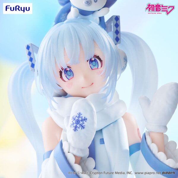 Hatsune Miku Noodle Stopper PVC Szobor Snow Miku Sky Town 10th Ver. 10 cm Hatsune Miku Noodle Stopper PVC Szobor Snow Miku Sky Town 10th Ver. 10 cm