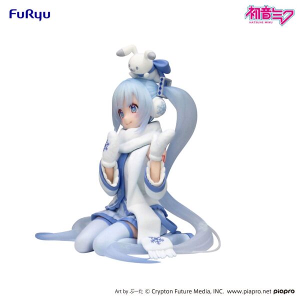 Hatsune Miku Noodle Stopper PVC Szobor Snow Miku Sky Town 10th Ver. 10 cm Hatsune Miku Noodle Stopper PVC Szobor Snow Miku Sky Town 10th Ver. 10 cm