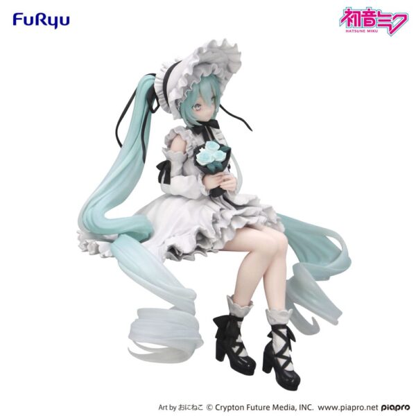 Hatsune Miku Noodle Stopper PVC Szobor Vintage Doll Style 15 cm
