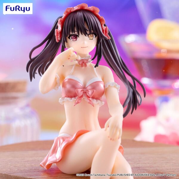 Date A Live V Noodle Stopper PVC Szobor Kurumi Tokisaki Swimsuit Pastel Red Color Ver. 15 cm Date A Live V Noodle Stopper PVC Szobor Kurumi Tokisaki Swimsuit Pastel Red Color Ver. 15 cm