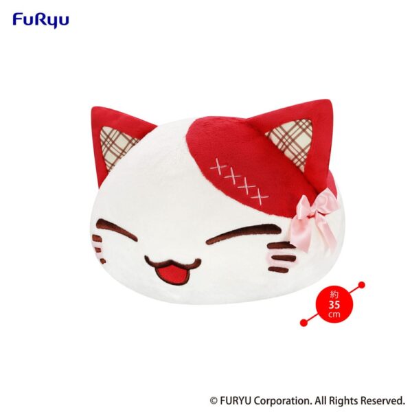 Nemuneko Cat Sweet Big Plüss Figura Red 35 cm Nemuneko Cat Sweet Big Plüss Figura Red 35 cm