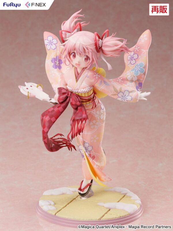 Puella Magi Madoka Magica Side Story Magia Record PVC Szobor 1/7 Madoka Kaname Kimono Ver. 22 cm