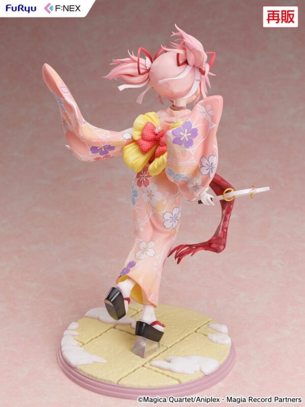Puella Magi Madoka Magica Side Story Magia Record PVC Szobor 1/7 Madoka Kaname Kimono Ver. 22 cm