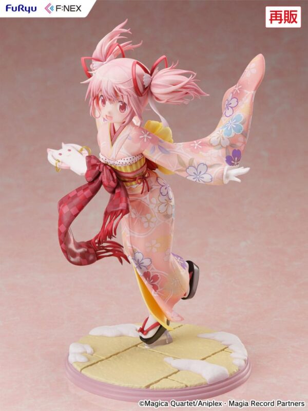 Puella Magi Madoka Magica Side Story Magia Record PVC Szobor 1/7 Madoka Kaname Kimono Ver. 22 cm