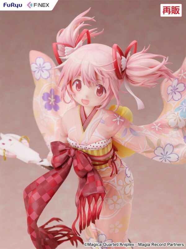 Puella Magi Madoka Magica Side Story Magia Record PVC Szobor 1/7 Madoka Kaname Kimono Ver. 22 cm
