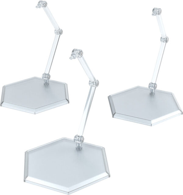 The Simple Stand Nendoroid More for Figuras & Models 3-Pack Hex Type