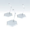 The Simple Stand Nendoroid More for Figuras & Models 3-Pack Hex Type