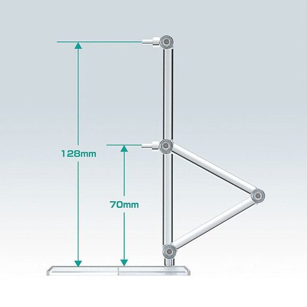 The Simple Stand Nendoroid More for Figuras & Models 3-Pack Hex Type
