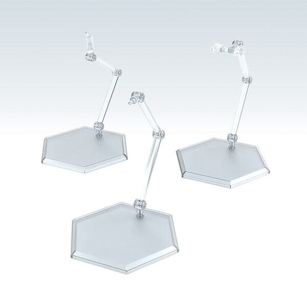 The Simple Stand Nendoroid More for Figuras & Models 3-Pack Hex Type