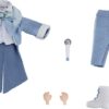 Original Character Accessories for Nendoroid Doll Figuras Outfit Set: Idol Outfit - Boy (Sax Blue)