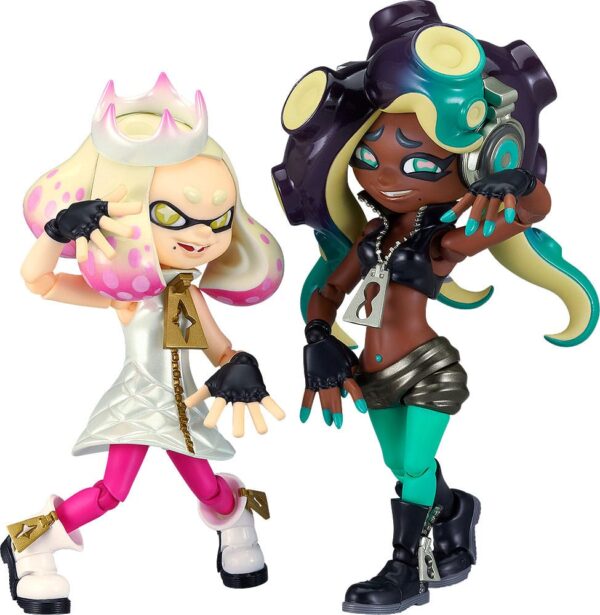 Splatoon 2 Figma Akció Figuras Off the Hook Pearl & Marina 9 - 10 cm
