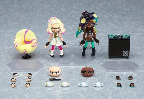 Splatoon 2 Figma Akció Figuras Off the Hook Pearl & Marina 9 - 10 cm