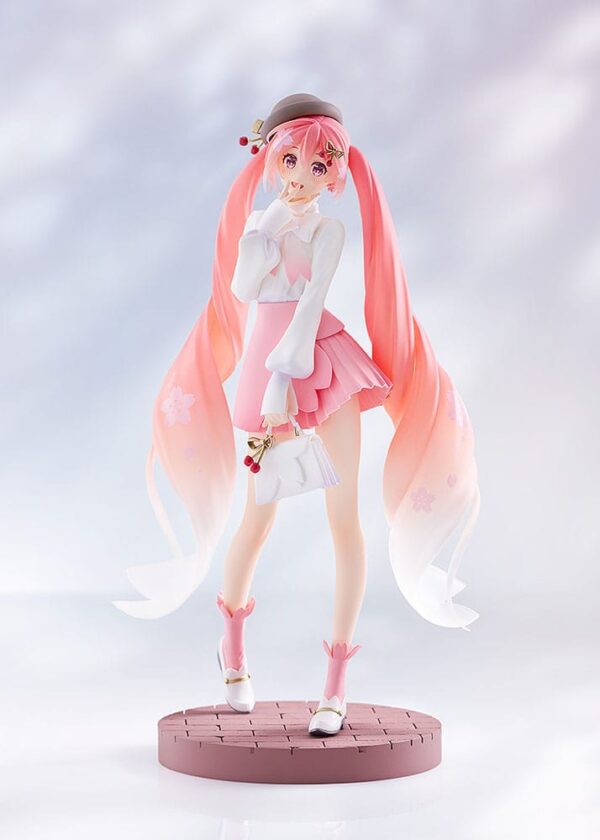 Character Vocal Series 01: Hatsune Miku Pop Up Parade PVC Szobor Sakura Miku: Hanami Outfit Ver. 23 cm Character Vocal Series 01: Hatsune Miku Pop Up Parade PVC Szobor Sakura Miku: Hanami Outfit Ver. 23 cm