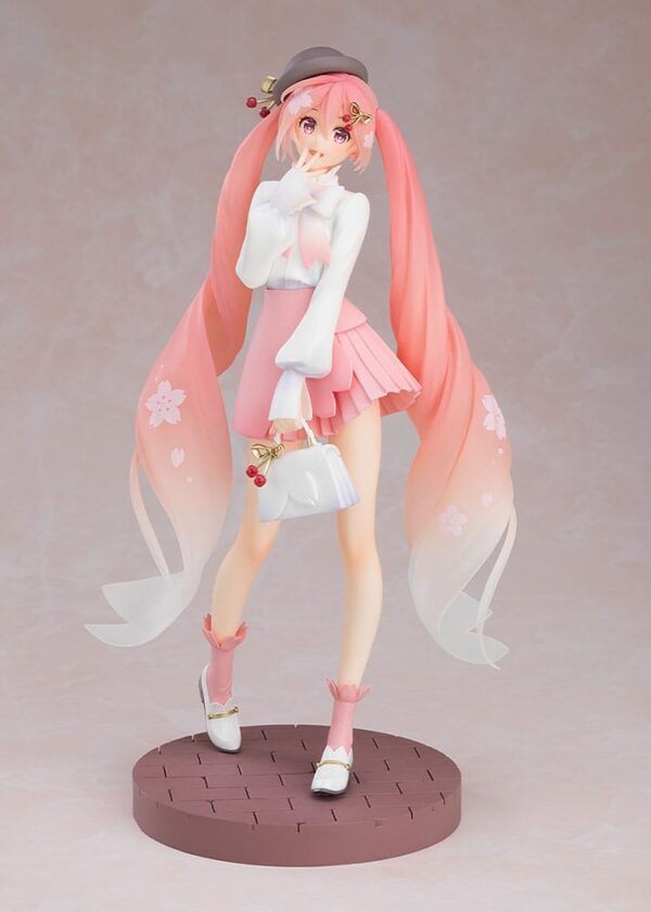 Character Vocal Series 01: Hatsune Miku Pop Up Parade PVC Szobor Sakura Miku: Hanami Outfit Ver. 23 cm Character Vocal Series 01: Hatsune Miku Pop Up Parade PVC Szobor Sakura Miku: Hanami Outfit Ver. 23 cm