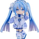 Character Vocal Series 01: Hatsune Mik Nendoroid Doll Akció Figura Snow Miku: Yukiiro Pop Ver. 14 cm