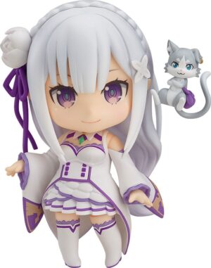 Re:Zero Starting Life in Another World Nendoroid Akció Figura Emilia 10 cm
