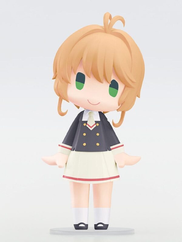 Cardcaptor Sakura: Clear Card with Garterbelt HELLO! GOOD SMILE Akció Figura Sakura Kinomoto: Tomoeda Junior High School Uniform Ver. 10 cm