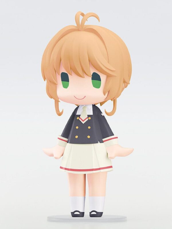 Cardcaptor Sakura: Clear Card with Garterbelt HELLO! GOOD SMILE Akció Figura Sakura Kinomoto: Tomoeda Junior High School Uniform Ver. 10 cm